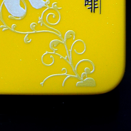 彩印手機殼iPhone軟殼黃色-006