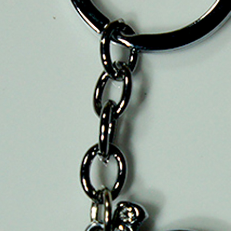 金屬雕刻鑰匙圈蘋果造型-004