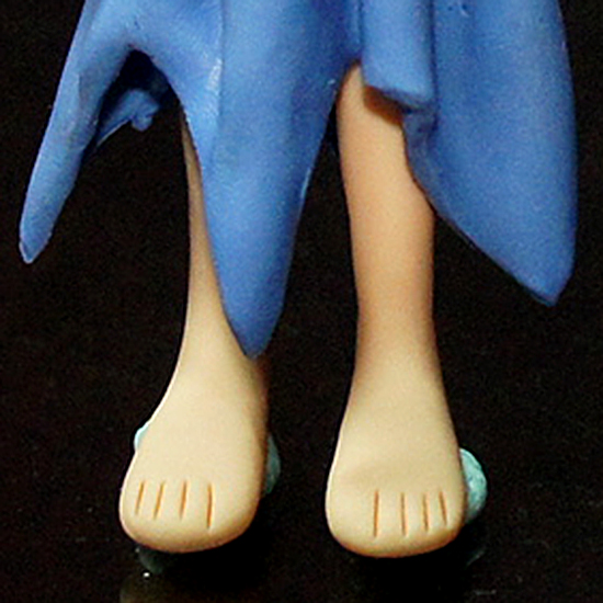 藍裙女孩公仔娃娃-003