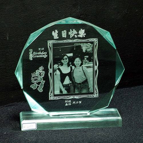 ga-54綠八角(小)壓克力獎牌