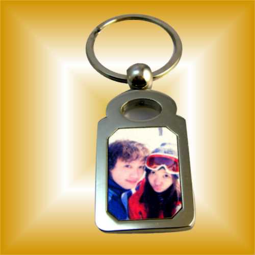 轉印個性化商品鑰匙圈金屬轉印key（方型）