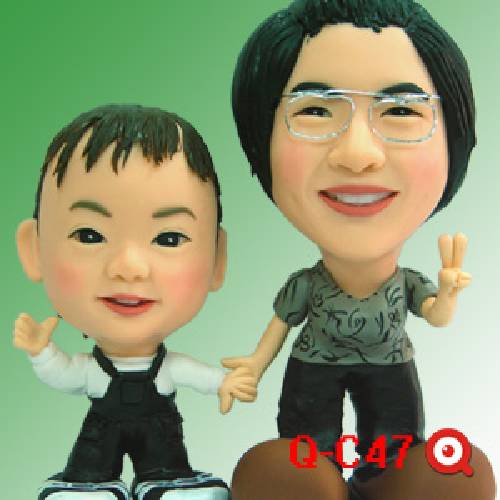 Q-C47-阿媽與小貝比公仔