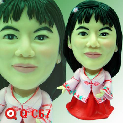 Q-C67-日本輕便服女孩