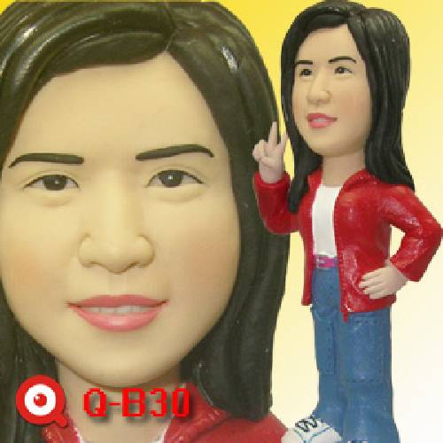 Q-B30-紅衣外套公仔娃娃