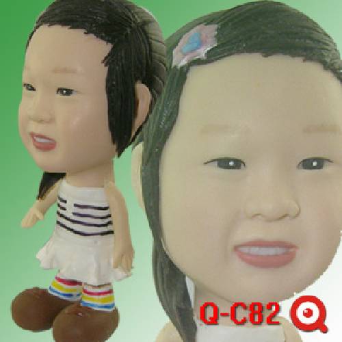 Q-C82-小白公主女孩公仔