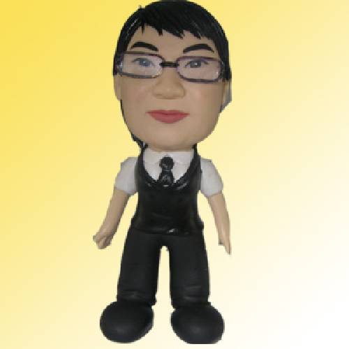 Q-F18西裝背心女孩公仔