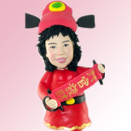 Q-F27喜氣洋洋古裝公仔