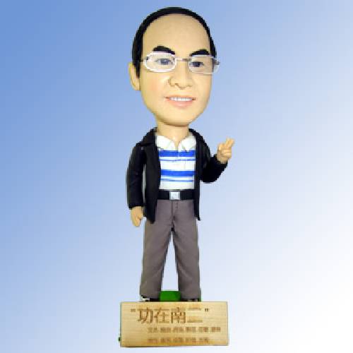 Q-F37條紋休閒男生公仔