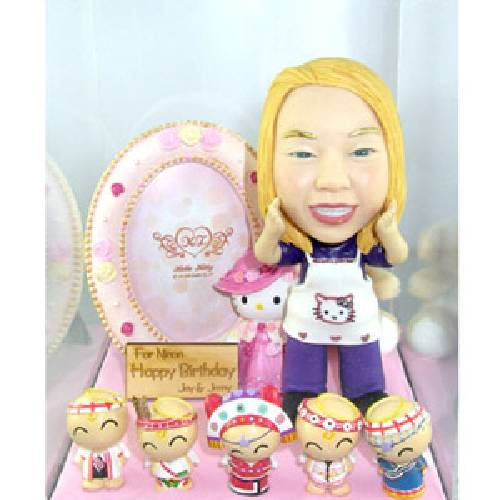 Q-F7天使陪伴相框+壓克力盒