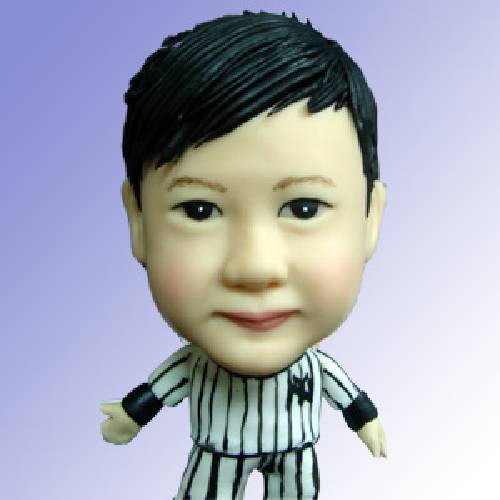 Q-F96洋基球衣小朋友公仔