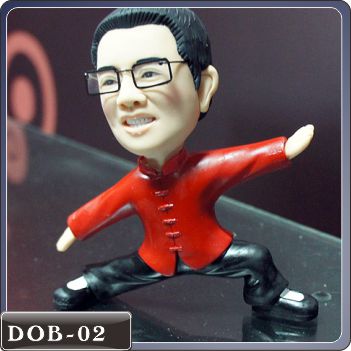 DOB-02 功夫公仔娃娃(紅衣)