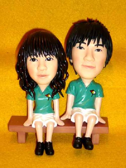 Q版雙人公仔