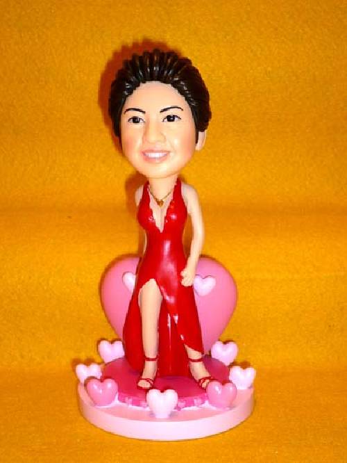 公仔愛心單人底座