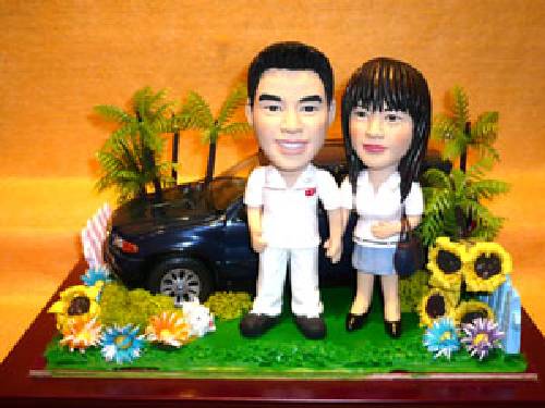 特製場景加玻璃框