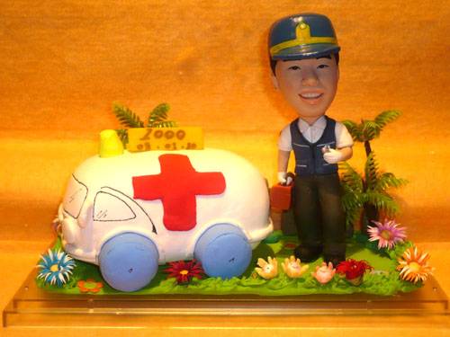 救護車公仔場景